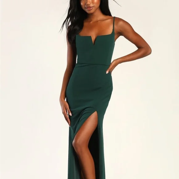 slim fit dress slacks Ibiza Green Bodycon Maxi Dress – Foxtail Boutique XO main image 0